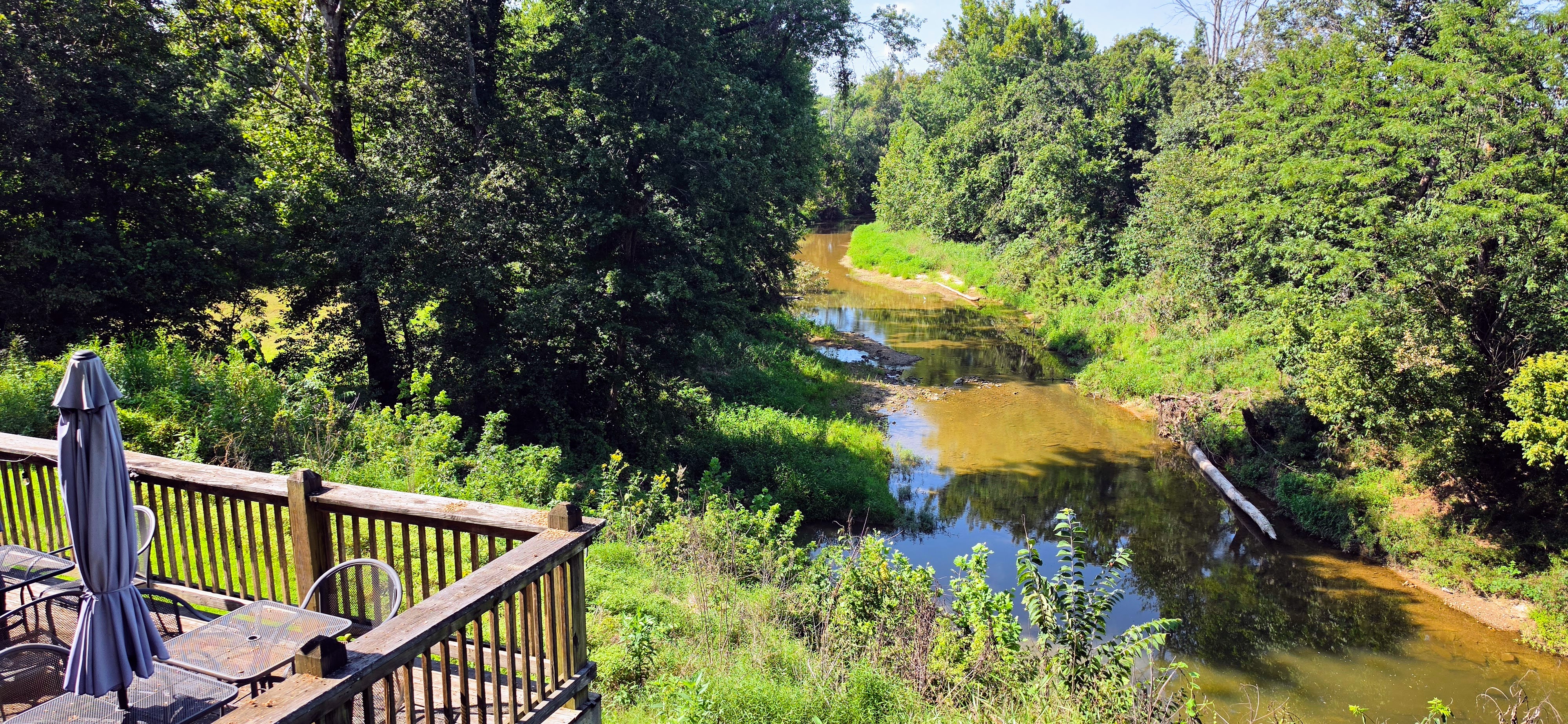 Apple Creek view from the winery deck